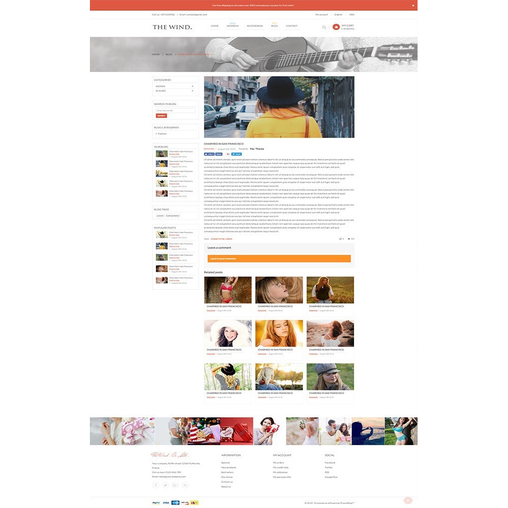 The Wind – Responsive Prestashop Theme The Wind – Responsive Prestashop Theme