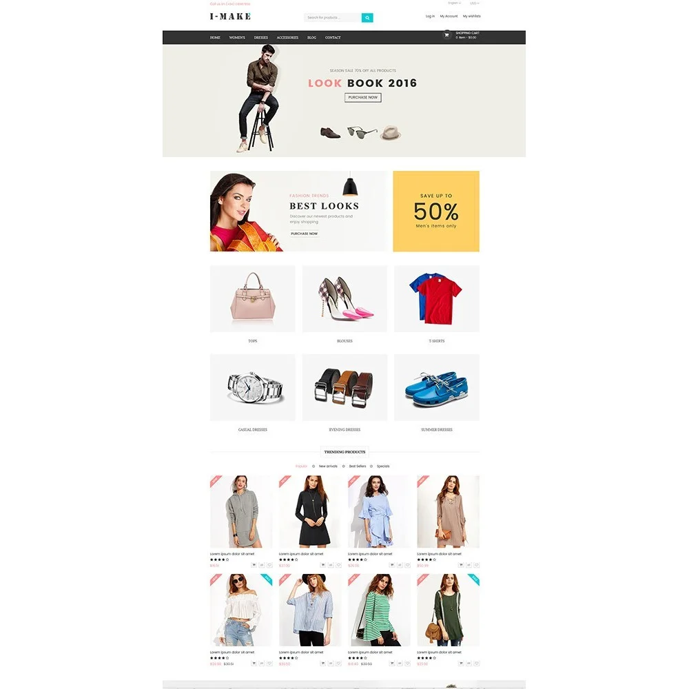 I Make – Stunning Prestashop Theme for Fashion, Accessories, Cosmetic, Digital and Jewelry stores