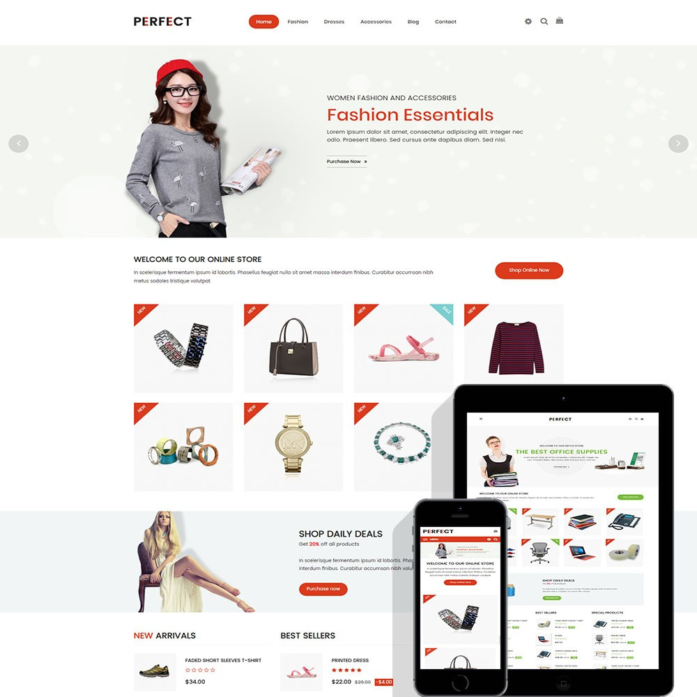 Perfect – Multi Purpose Retina Prestashop Theme