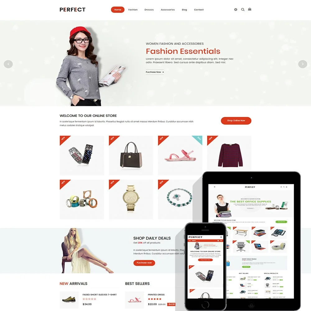 Perfect – Multi Purpose Retina Prestashop Theme