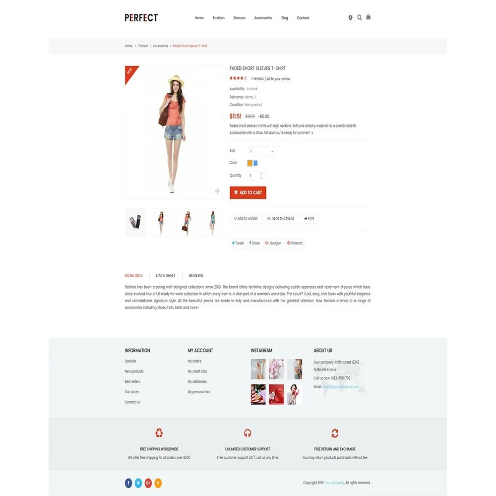 Perfect – Multi Purpose Retina Prestashop Theme