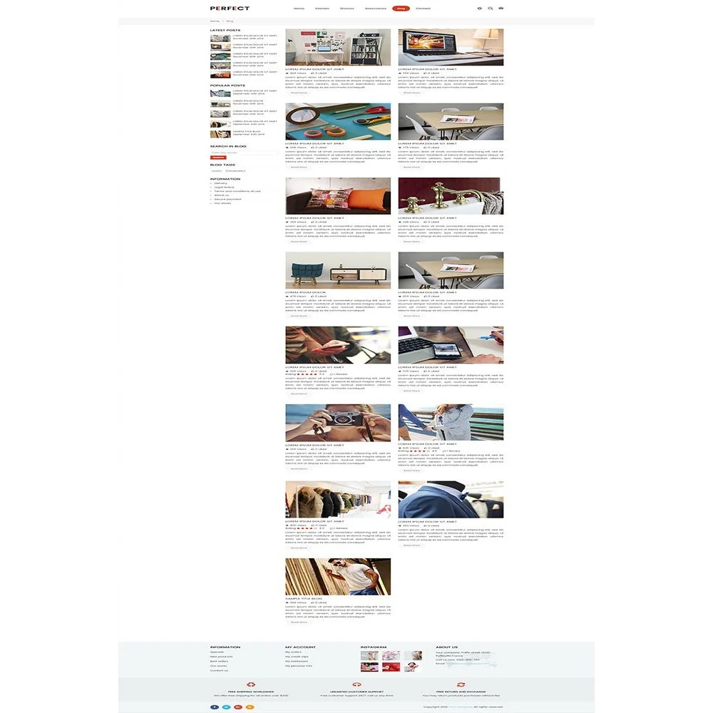 Perfect – Multi Purpose Retina Prestashop Theme