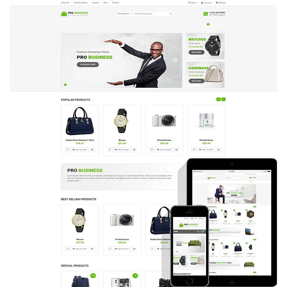 Pro Business – Multipurpose Prestashop Theme