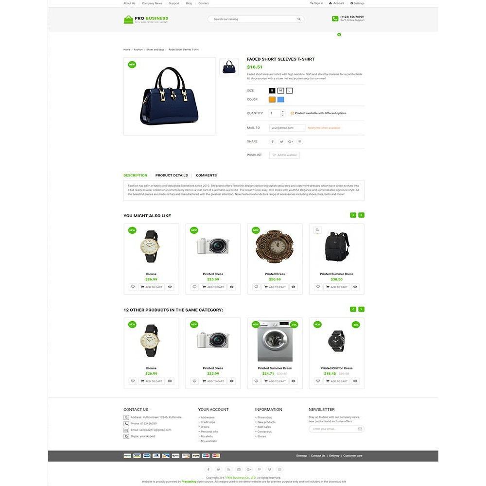 Pro Business – Multipurpose Prestashop Theme Pro Business – Multipurpose Prestashop Theme