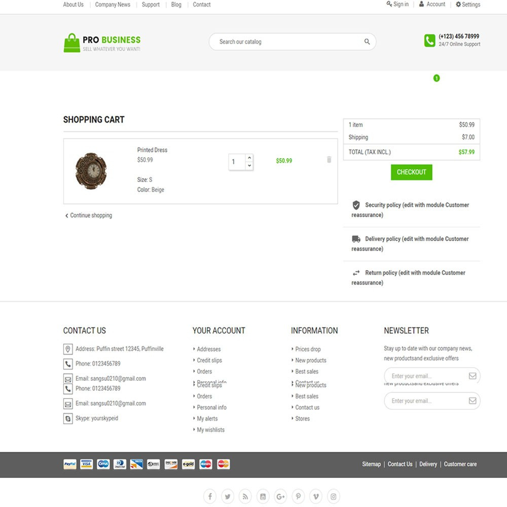 Pro Business – Multipurpose Prestashop Theme Pro Business – Multipurpose Prestashop Theme