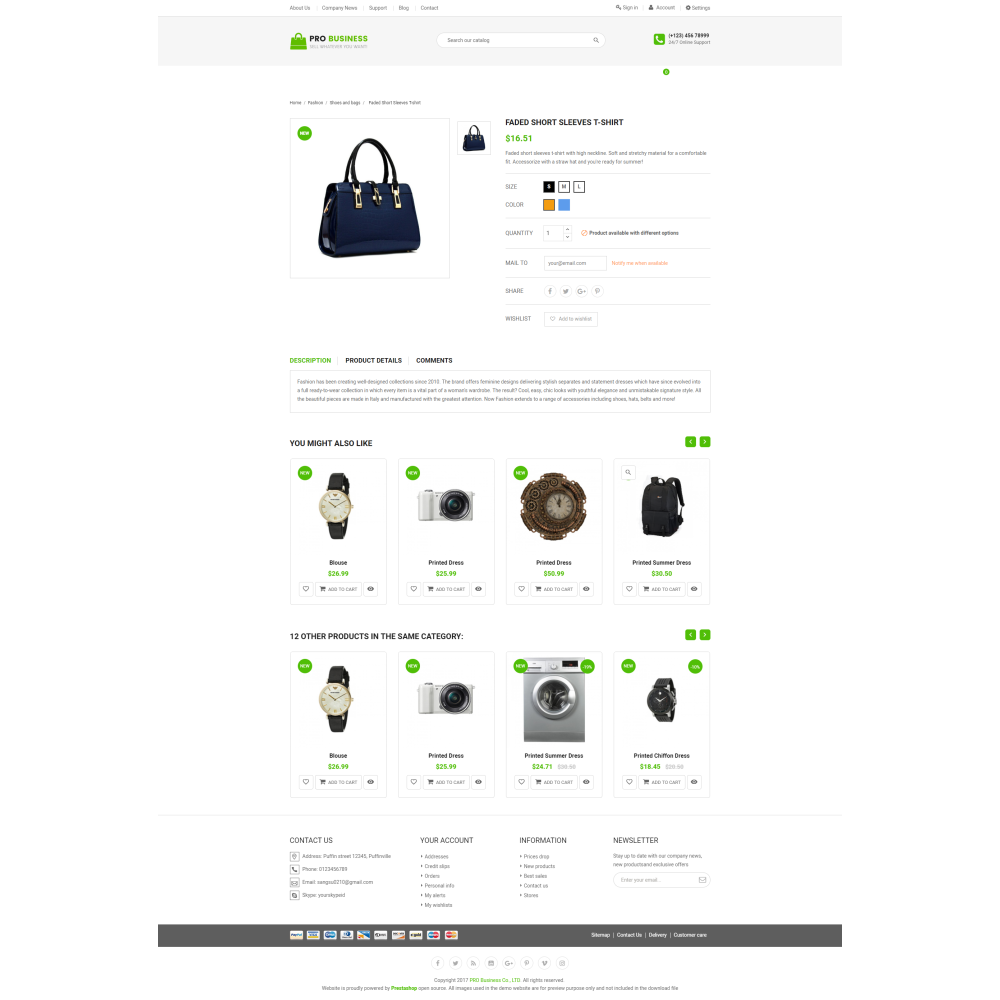 Pro Business – Multipurpose Prestashop Theme Pro Business – Multipurpose Prestashop Theme