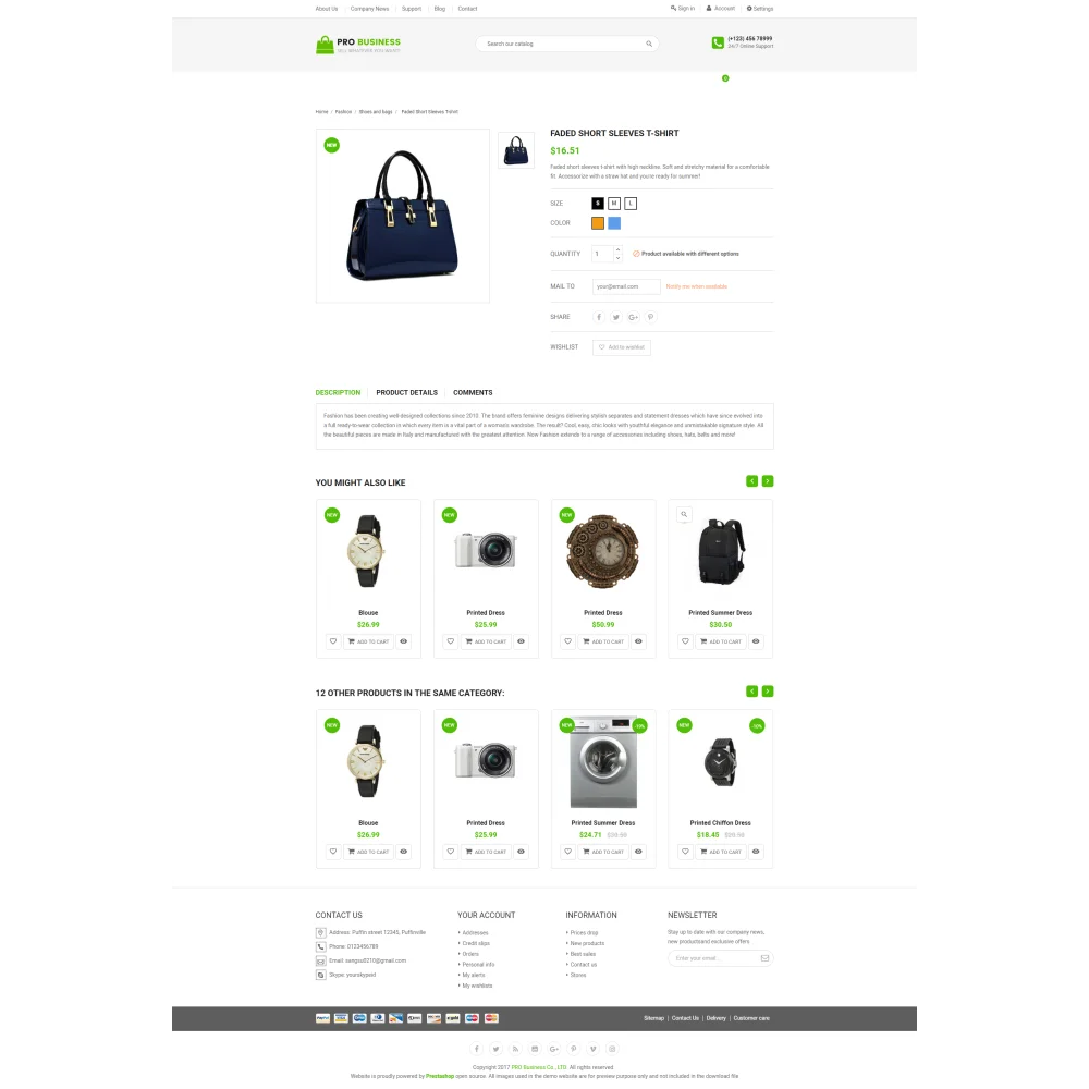 Pro Business – Multipurpose Prestashop Theme