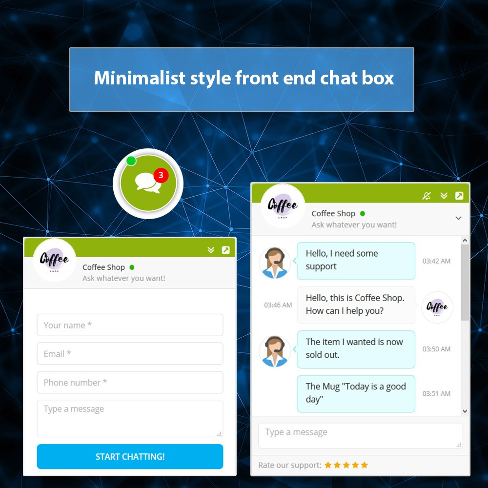LIVE CHAT module for Prestashop – Free version LIVE CHAT module for Prestashop – Free version