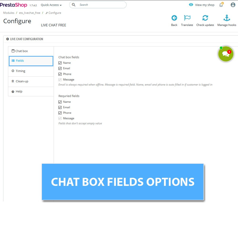 LIVE CHAT module for Prestashop – Free version LIVE CHAT module for Prestashop – Free version