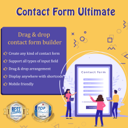 Contact Form Ultimate - trình tạo biểu mẫu liên hệ trực quan