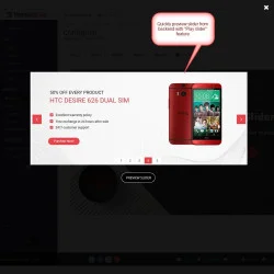 Quickl preview slider from backend with "Play slider" feature