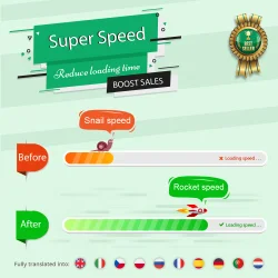 Super Speed - Incredibly fast - WebP, Cache & SEO