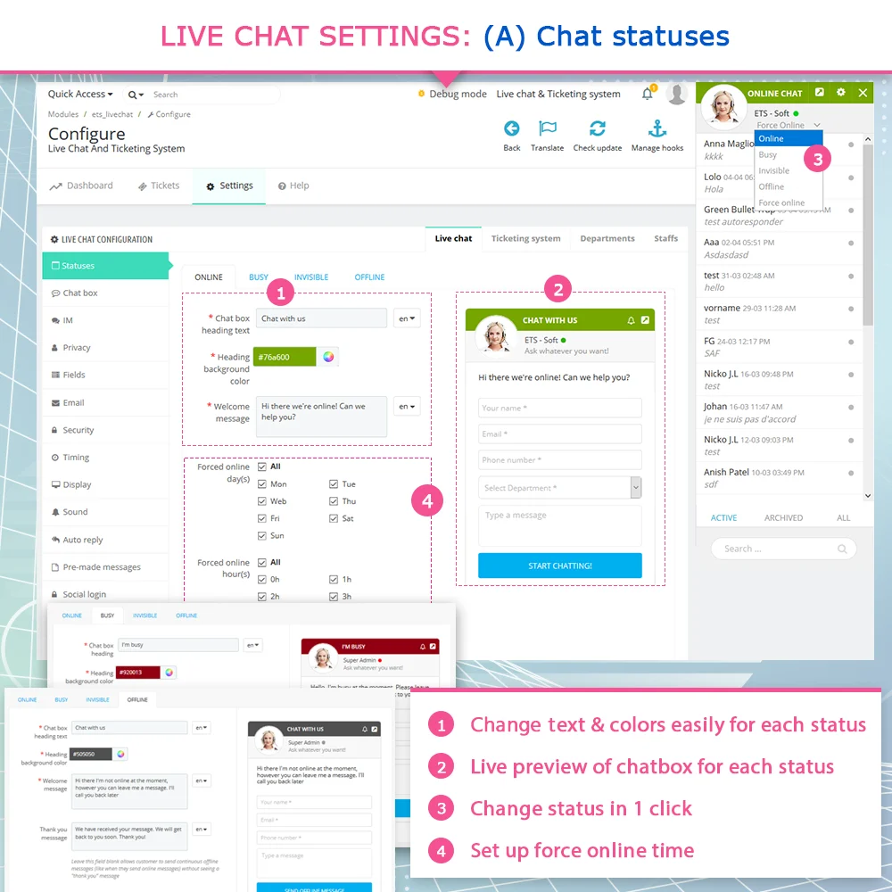 Introduce PrestaShop live chat module