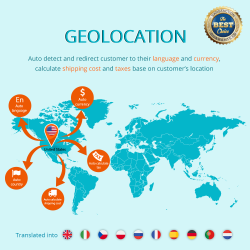 GEO Location: Detect and set language, currency, tax & shipping automatically