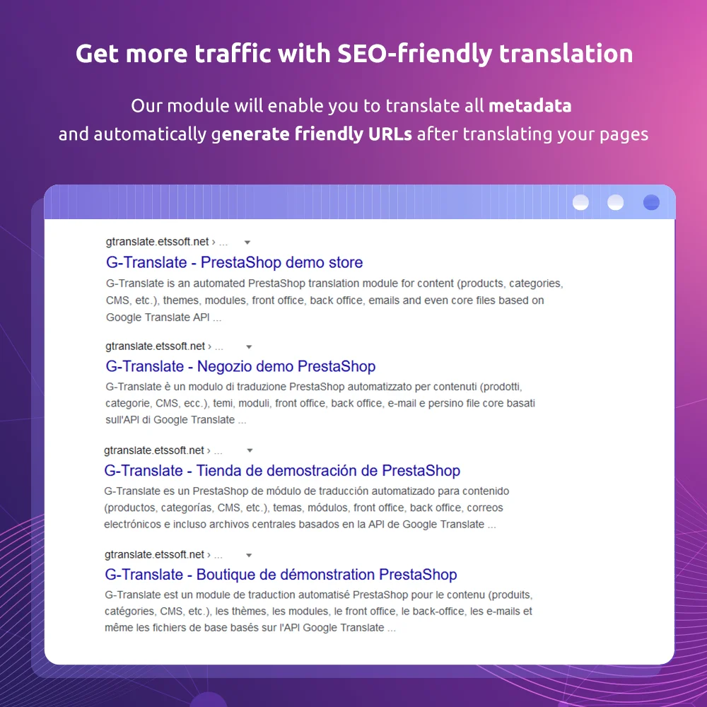 Introduce automated PrestaShop translation module