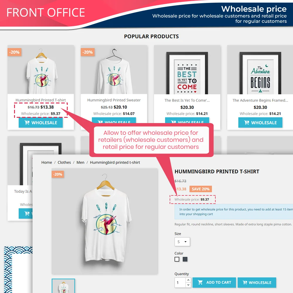 Introduce PrestaShop wholesale module