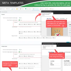 Introducing the "Automated meta templates" feature of the PrestaShop SEO expert module in detailed
