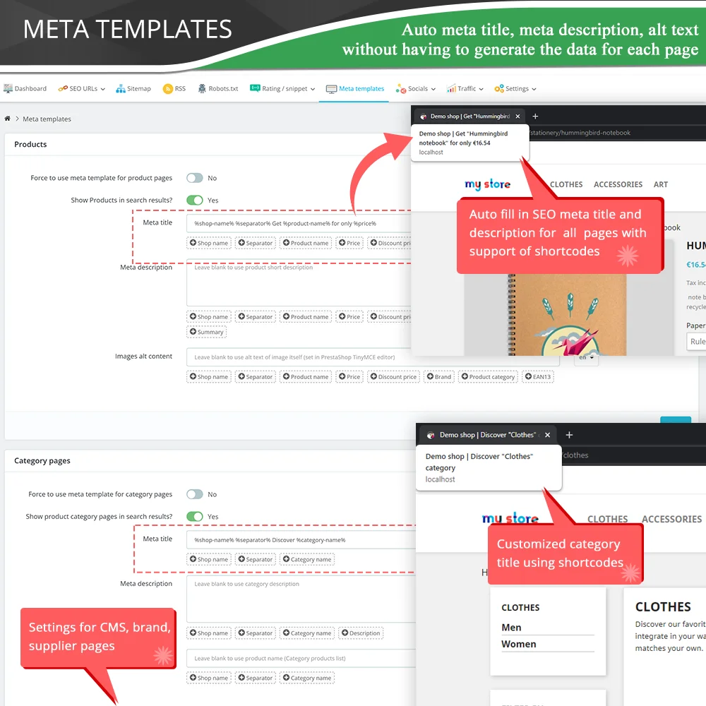 Introduce "SEO Audit" - a Prestashop SEO module including everything for SEO