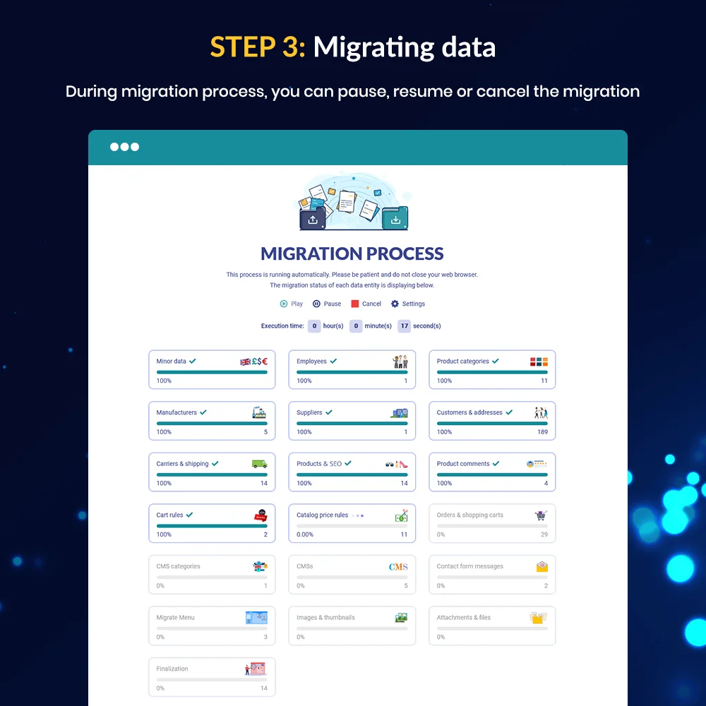 Introduce PrestaShop migration module