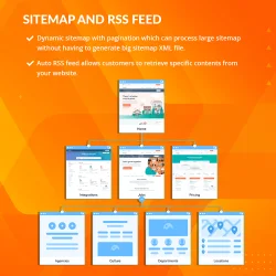Sitemap and RSS feed
