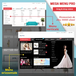 Presentazione di Mega Menu PRO - Modulo mega menu PrestaShop ricco di funzionalità