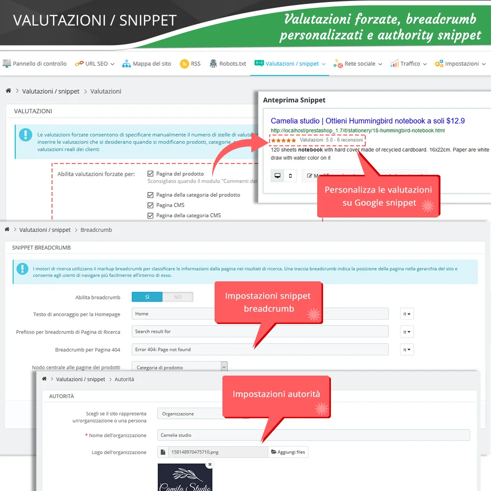 Presentazione di "SEO Audit" - un modulo Prestashop SEO completo di tutto per il SEO