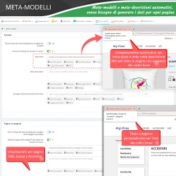 Presentazione dettagliata della funzionalità "Modelli meta automatici" del modulo esperto SEO di PrestaShop