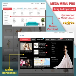 Présentation de Mega Menu PRO - Module de méga menu PrestaShop riche en fonctionnalités