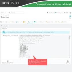 Personnalisation de Robots.txt