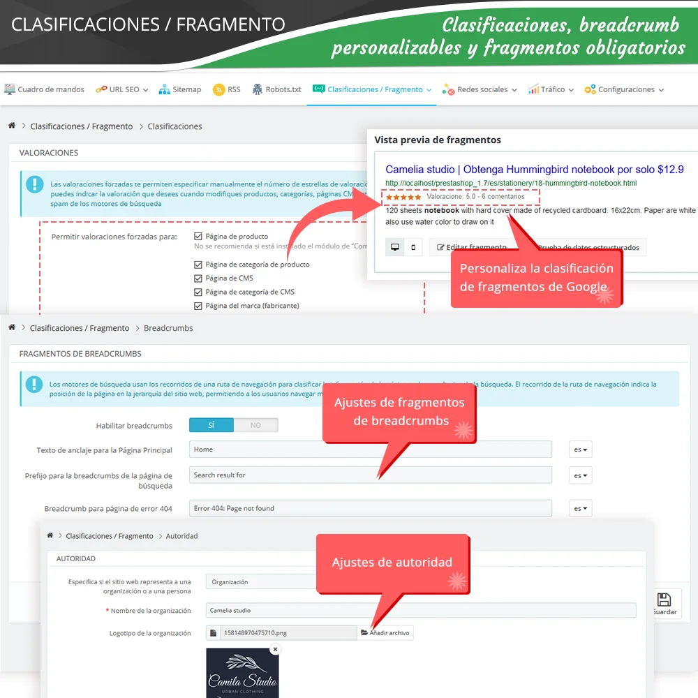 Presentación de "SEO Audit" - un módulo Prestashop SEO que incluye todo para SEO