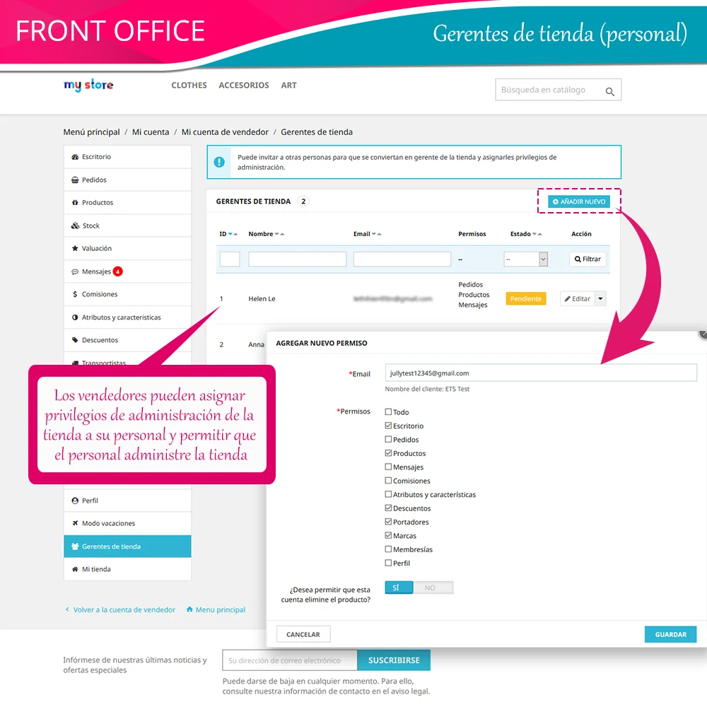 Presentación del módulo de marketplace PrestaShop