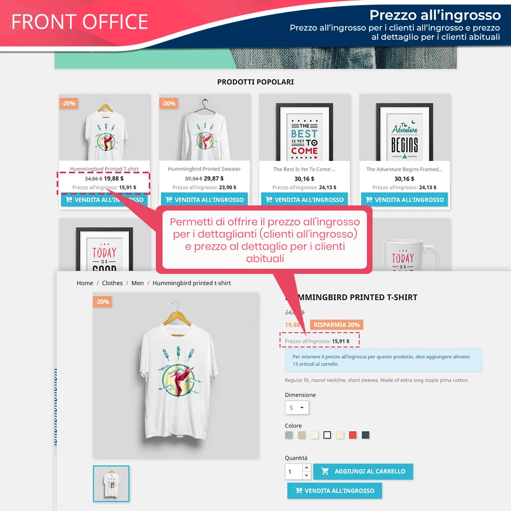 Presentazione del modulo all'ingrosso di PrestaShop