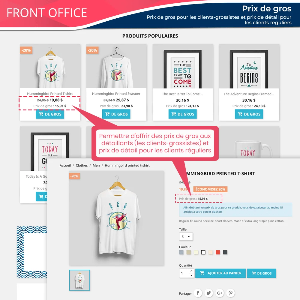 Présentation du module de vente en gros PrestaShop