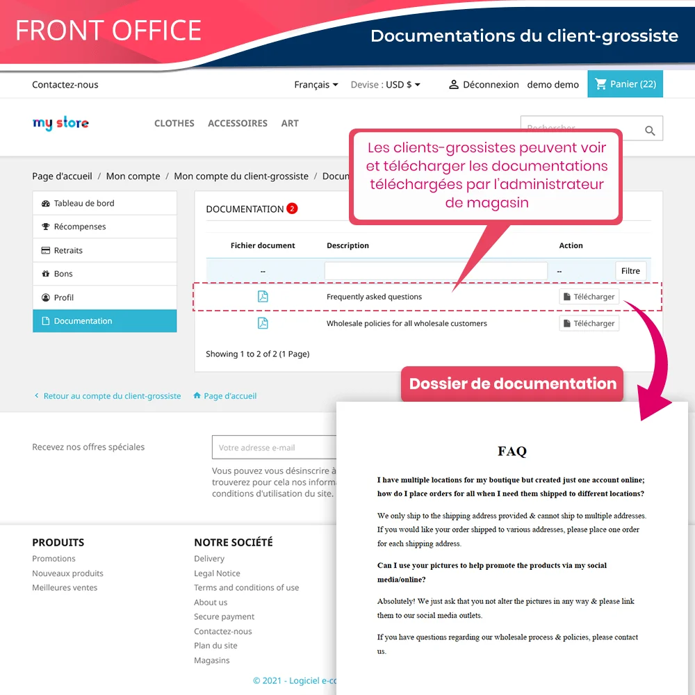 Présentation du module de vente en gros PrestaShop