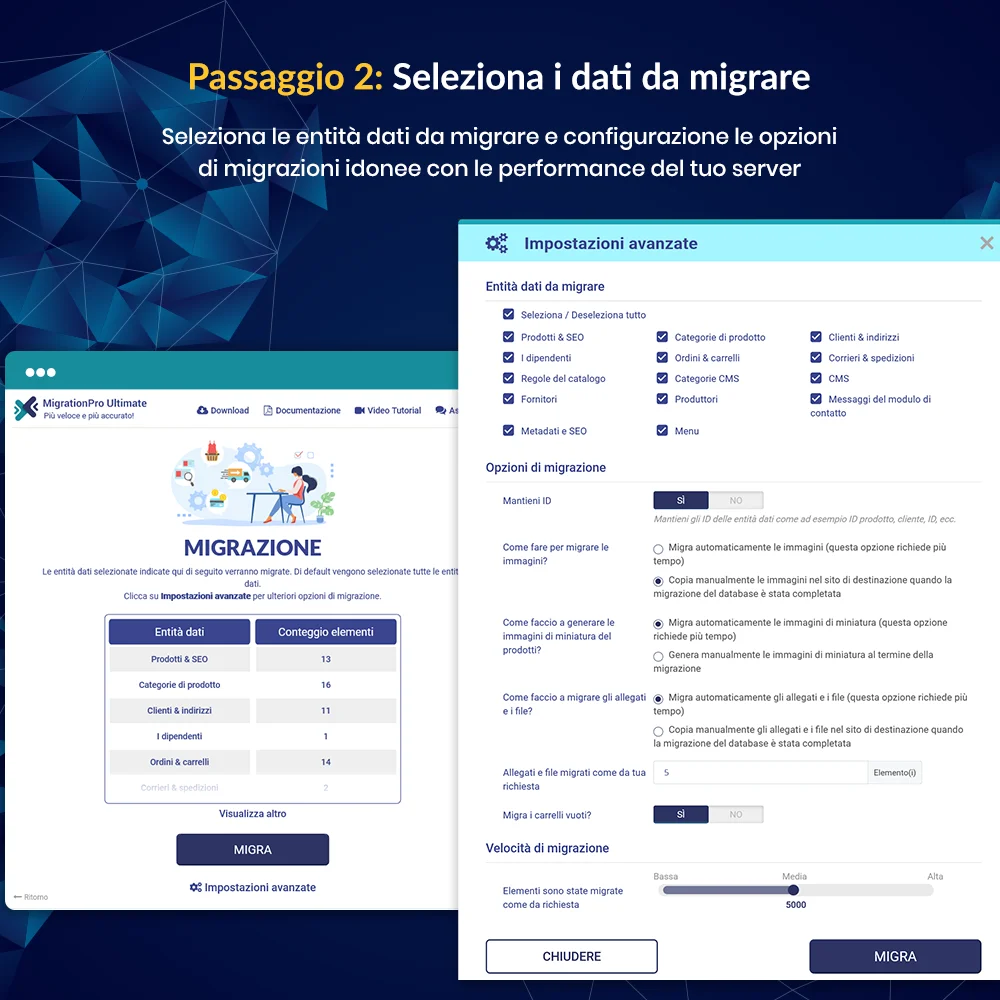 Presentazione del modulo di migrazione PrestaShop