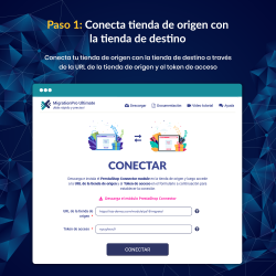 El primer paso para migrar un sitio web de PrestaShop: conectar el sitio de origen y el sitio de destino