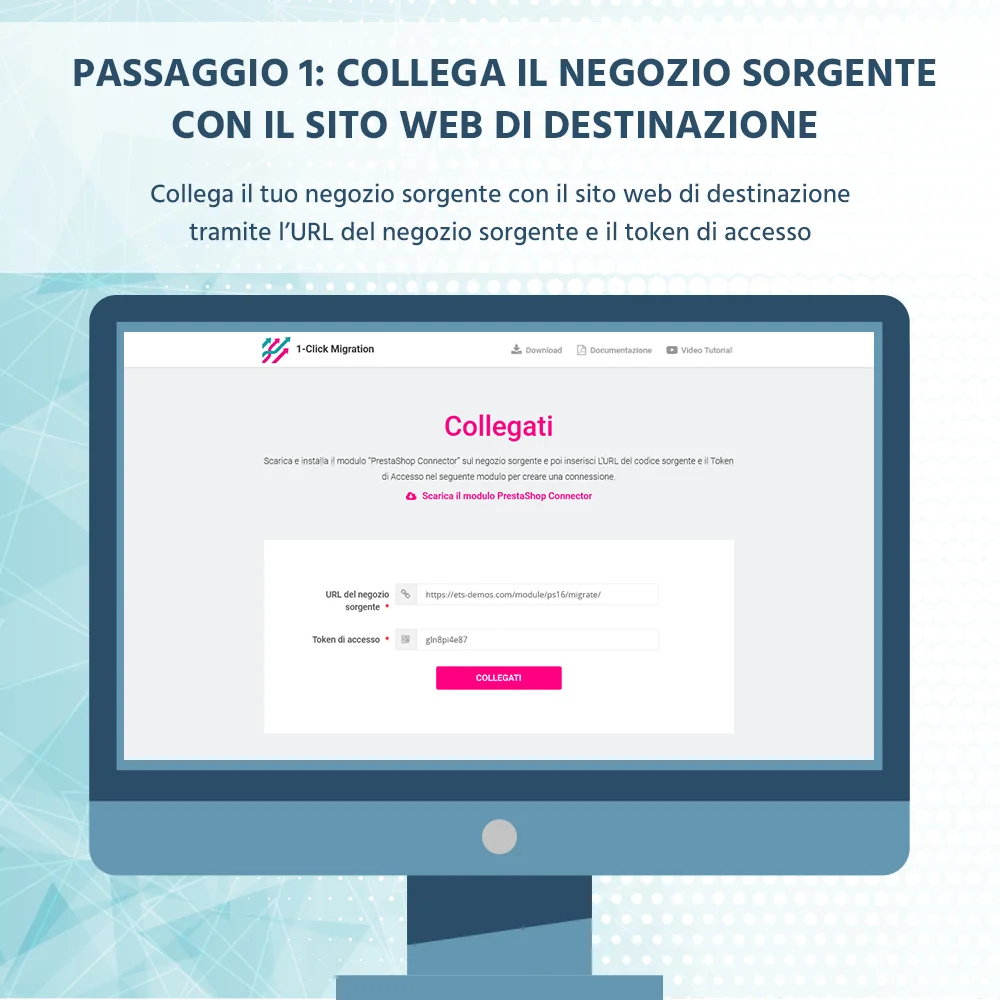 Presentiamo 1 Clic per Migrare o Aggiornare - uno strumento per migrare PrestaShop 1.7 a 8