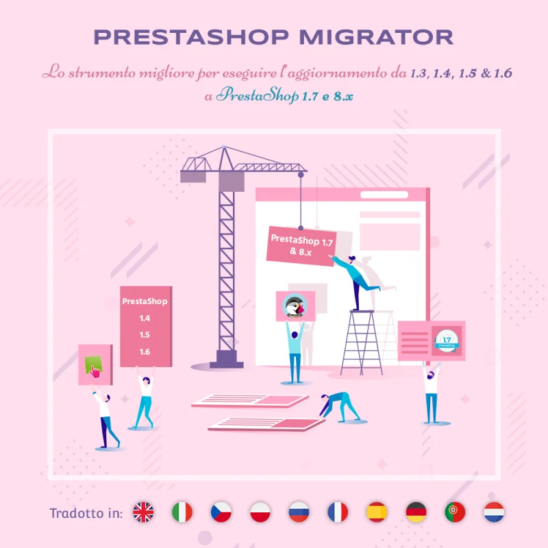 Presentare il modulo di migrazione PrestaShop