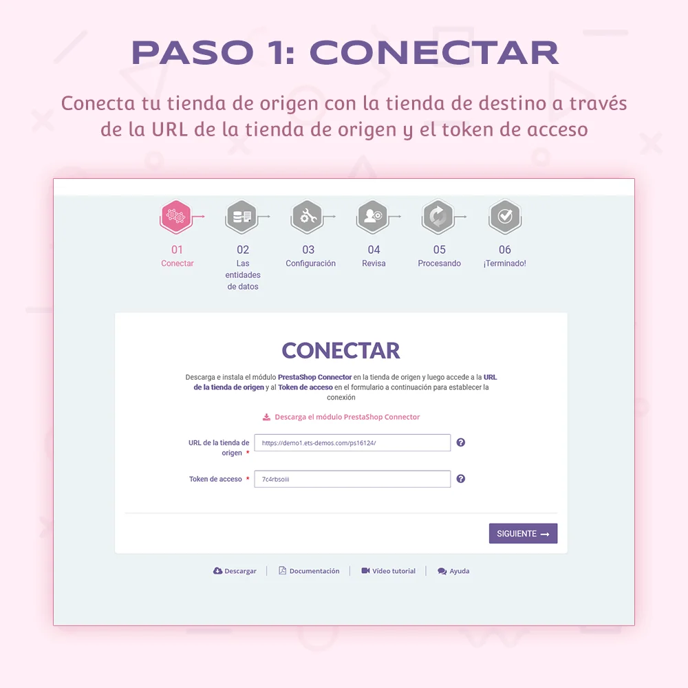 Presentar el módulo de migración de PrestaShop