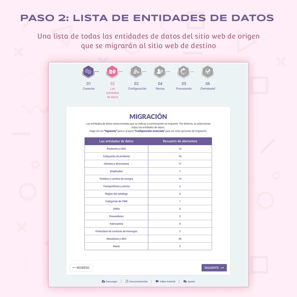 Presentar el módulo de migración de PrestaShop