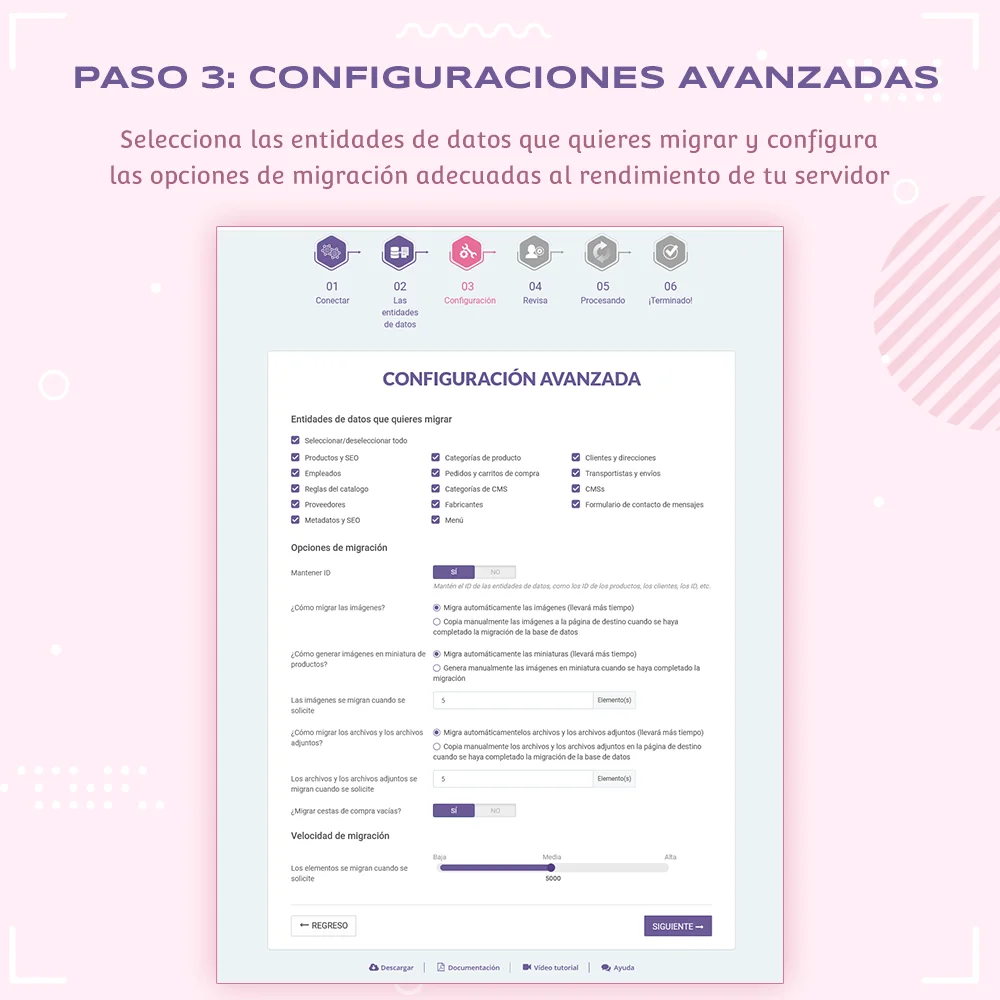 Presentar el módulo de migración de PrestaShop