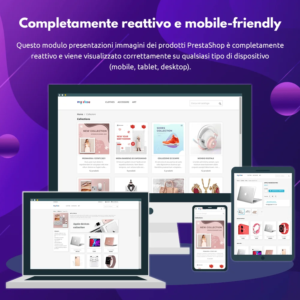 Presenta il modulo di vetrina prodotti PrestaShop