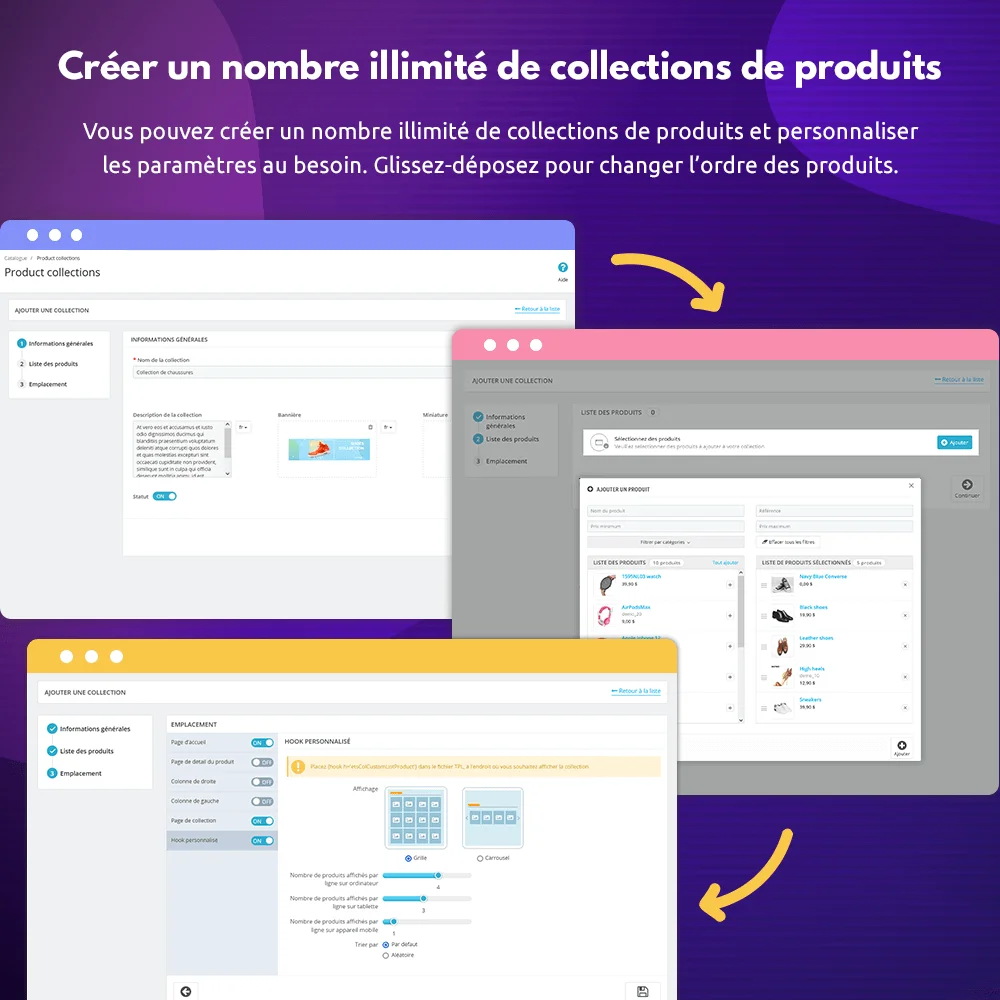 Présentez le module de vitrine de produits PrestaShop