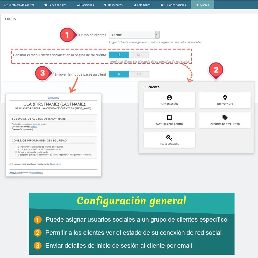 Presentar el módulo de inicio de sesión social de PrestaShop