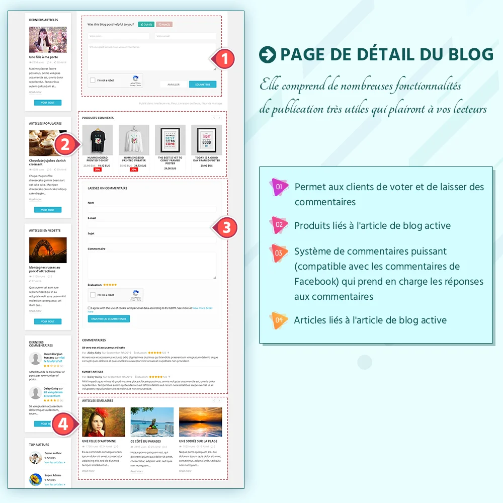 Présentation de BLOG - Module de blog tout-en-un pour PrestaShop