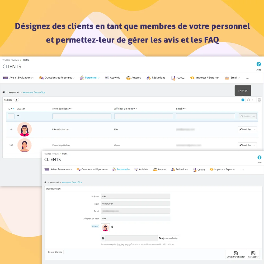 Présentez le module d'avis clients PrestaShop