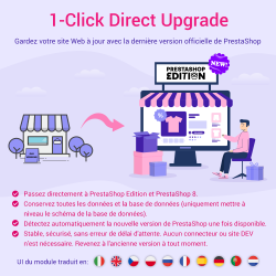 Direct Upgrade - 1-Cliquez pour mettre à niveau le site Web vers la dernière version