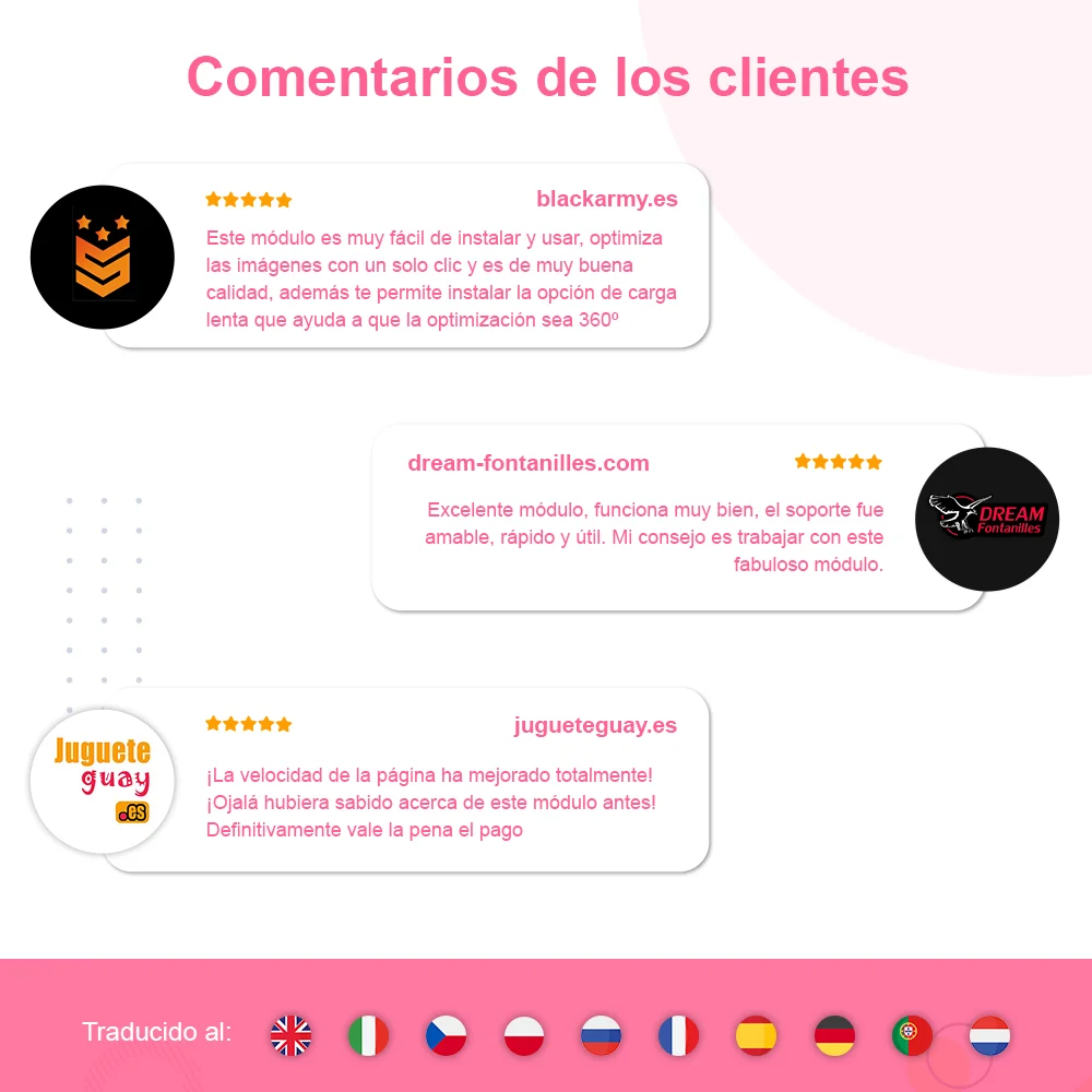 Presentar el módulo de compresión de imágenes PrestaShop