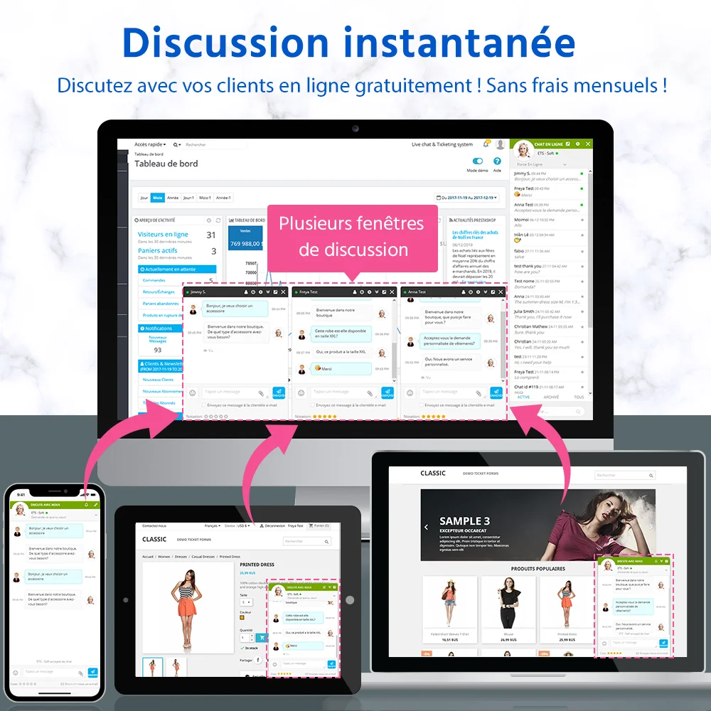 Présentez le module de chat en direct PrestaShop