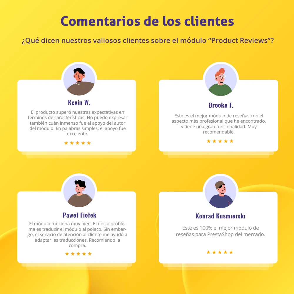 Presentar el módulo de reseñas de clientes de PrestaShop